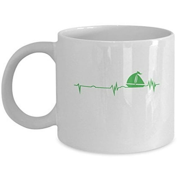 Sailing Coffee Mug - Ideal Gift for Cruise Lovers - 11 oz Ceramic Cup