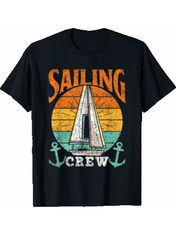 Sailing Crew Sailboat Sail Sailor Captain T-Shirt