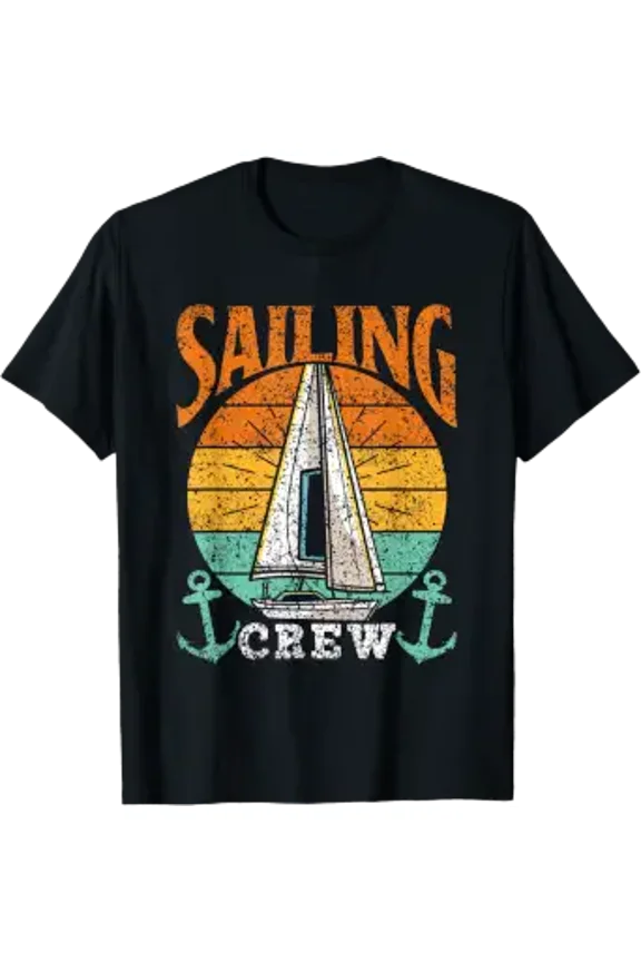 Sailing Crew Sailboat Sail Sailor Captain T-Shirt