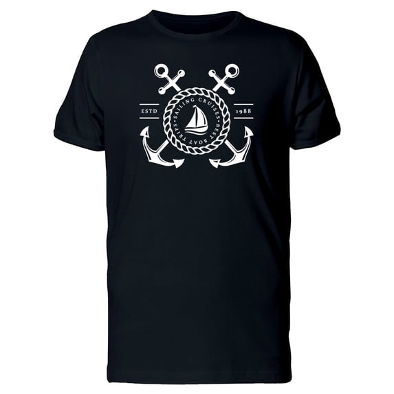 Sailing Cruise 1988 Logo Tee Men's -Image by Shutterstock