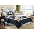 thumbnail image 1 of Sailing Full and Queen Cotton Lightweight Machine Washable Reversible Quilt, 1 of 4