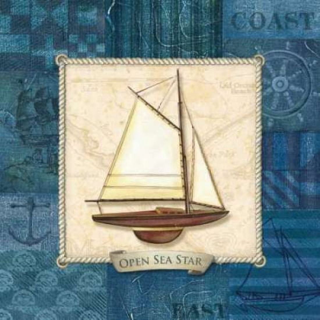 Sailing I Canvas Art - Charlene Audrey (24 x 24)