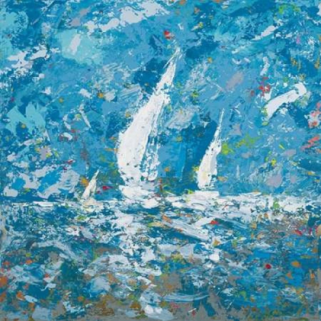 Sailing II Canvas Art - Kingsley (24 x 24)