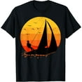 thumbnail image 1 of Sailing Retro Sailor Ship Sailboat Vintage Wingsail T-Shirt, 1 of 4