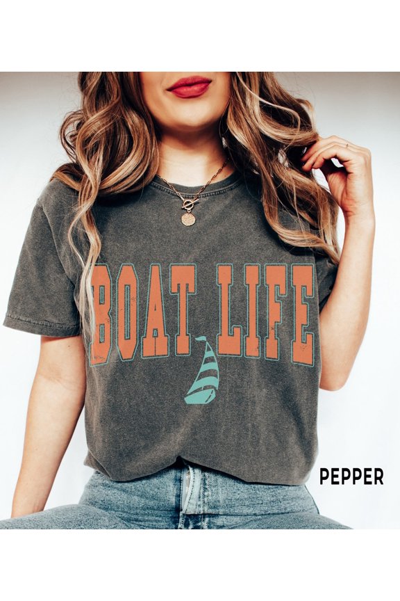 Sailing Sail Boating Boat Captain Graphic T-Shirt All Size S-3XL