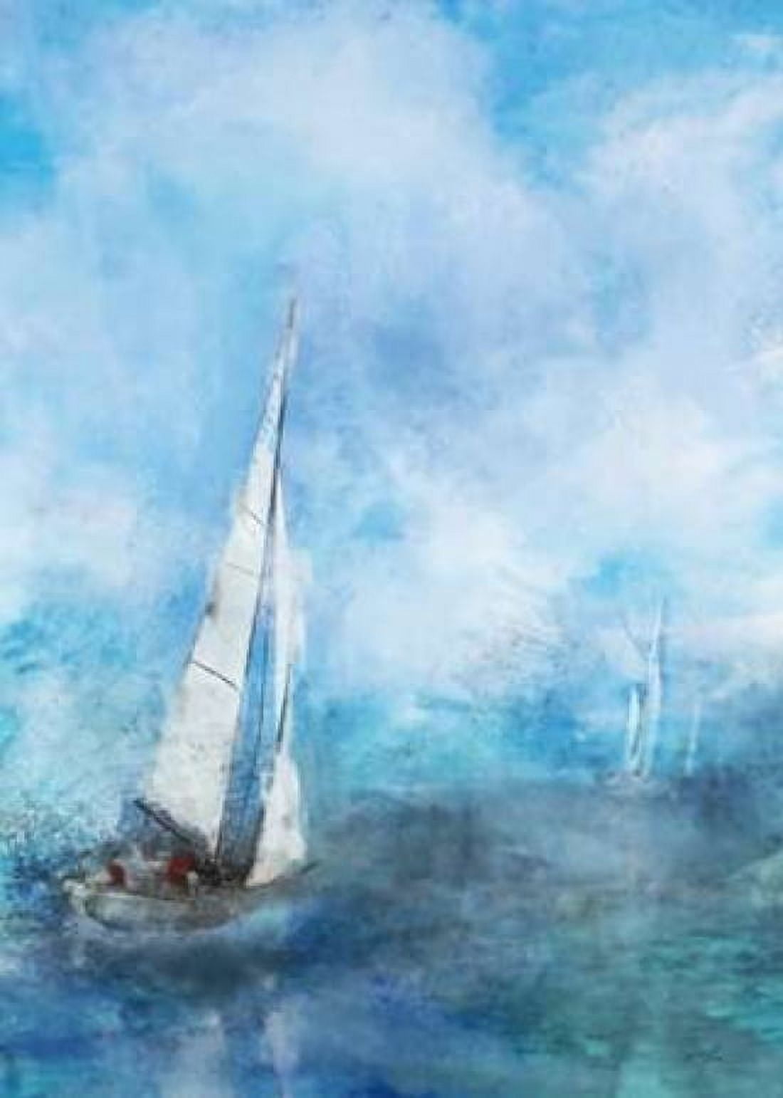 Sailing Sea 1 Canvas Art - Ken Roko (20 x 28)