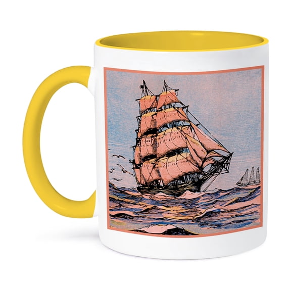 Sailing Ship Printed Mug 11oz