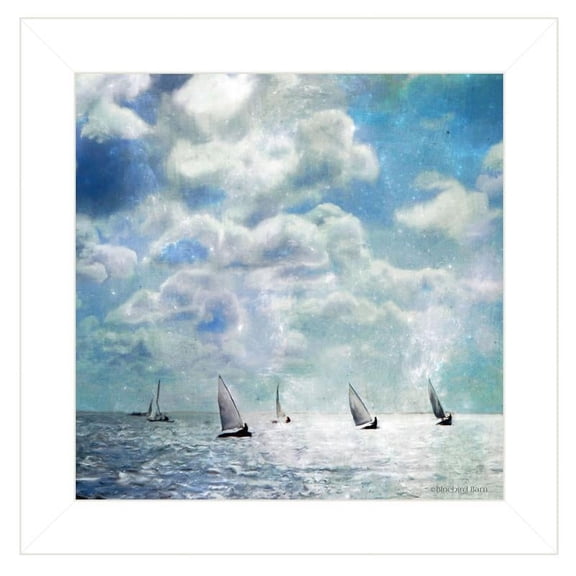Sailing White Waters by Bluebird Barn Group Printed Wall Art Wood Multi-Color