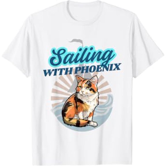 Sailing With Phoenix Oregon To Hawaii With Cat Vacation Tee