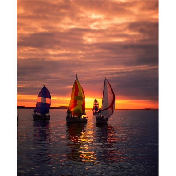Sailing Yachts Poster Print by The Irish Image Collection, 26 x 34 - Large