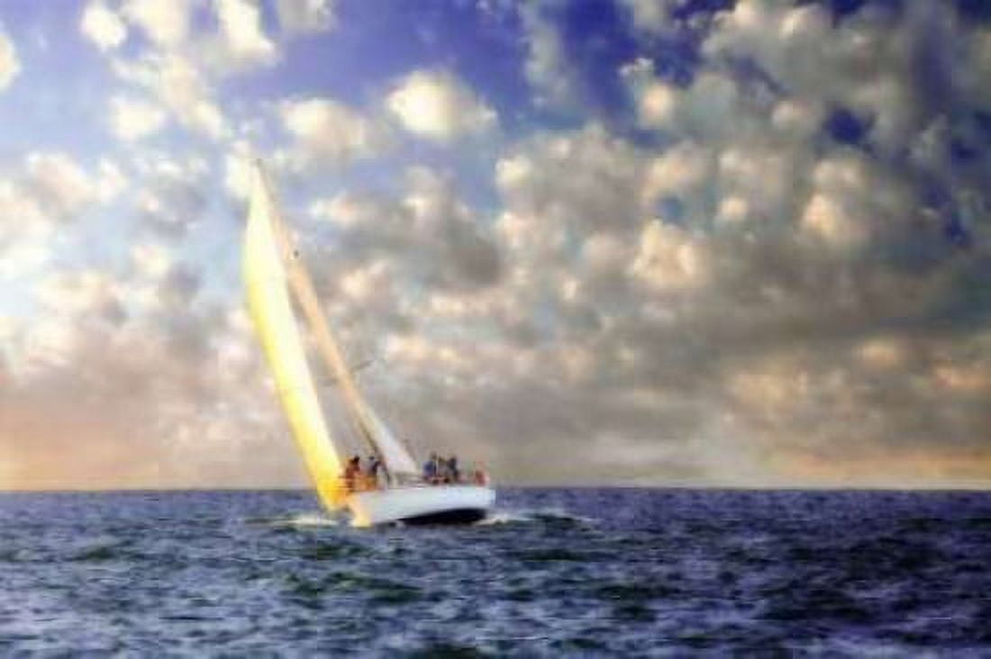 Sailing at Sunrise I Canvas Art - Alan Hausenflock (20 x 28)