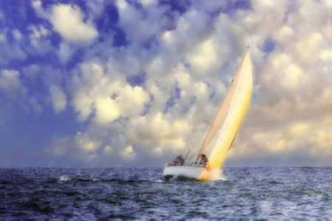 Sailing at Sunrise II Canvas Art - Alan Hausenflock (20 x 28)