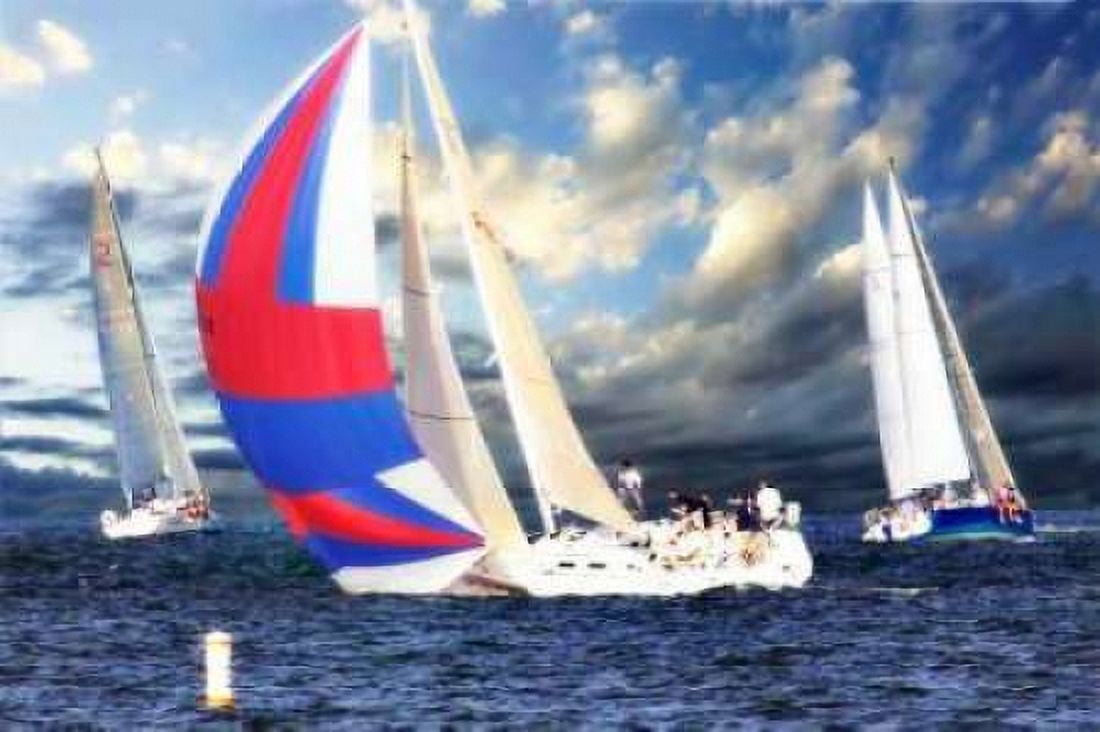 Sailing at Sunset II Canvas Art - Alan Hausenflock (20 x 28)