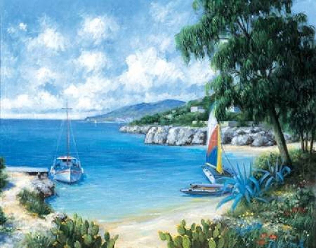 Sailing boats Canvas Art - Peter Motz (22 x 28)