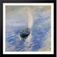 thumbnail image 1 of Sailing in the Mist 28x38 Large Black Wood Framed Print Art by John Henry Twachtman, 1 of 2