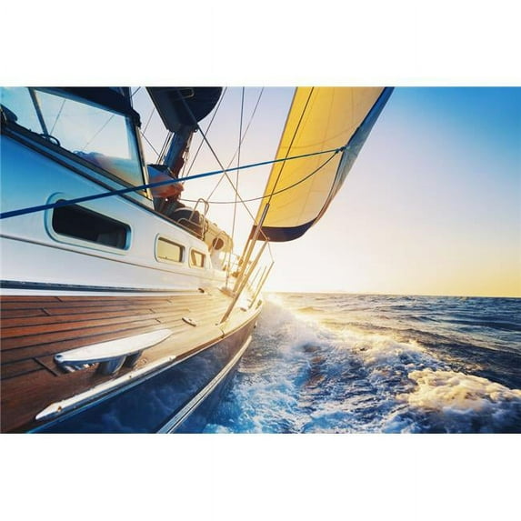 Sailing into The Sunset Poster Print by Design Pics Vibe, 34 x 22 - Large