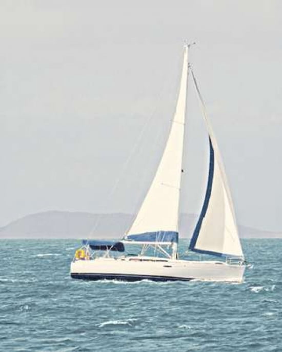 Sailing the Ocean Canvas Art - Kathy Mansfield (24X30)