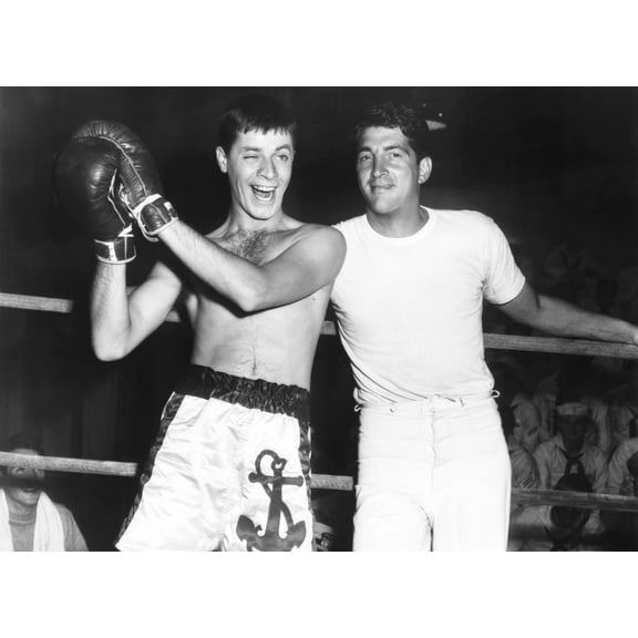 Sailor Beware From Left Jerry Lewis Dean Martin 1952 Photo Print (28 x 22)