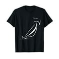 thumbnail image 1 of Sailor Boating Anchor - Simple Line Drawing Sailboat Sailing T-Shirt, 1 of 5