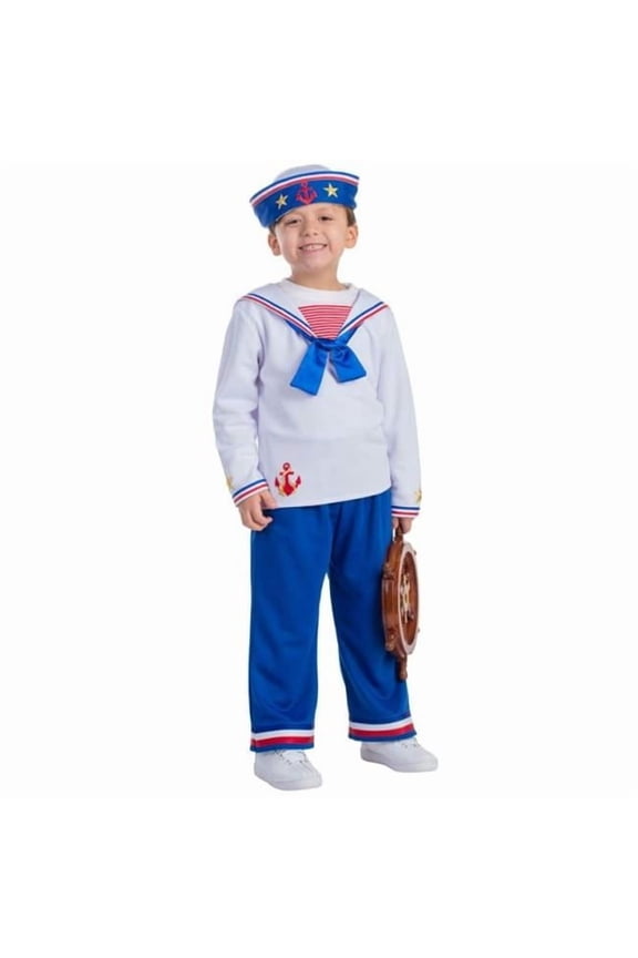 Sailor Boy Costume - Size Toddler 2
