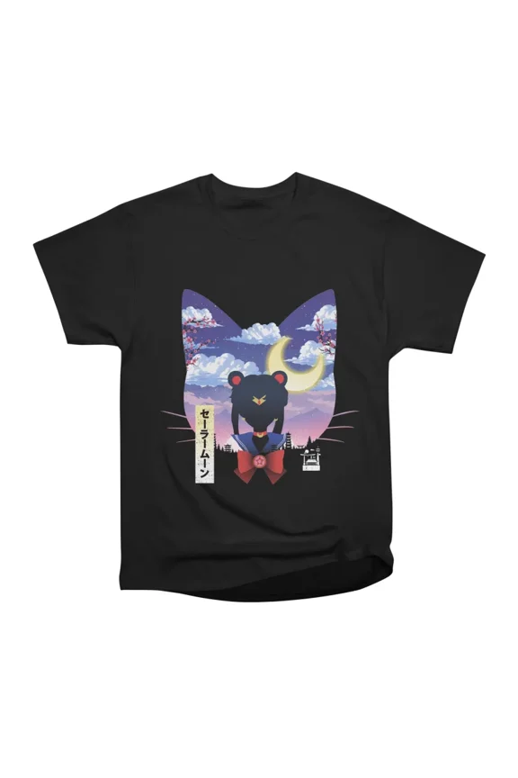 Sailor Cat Landscape T-Shirt Tee Gift For Him Merch For Her Apparel For Friend