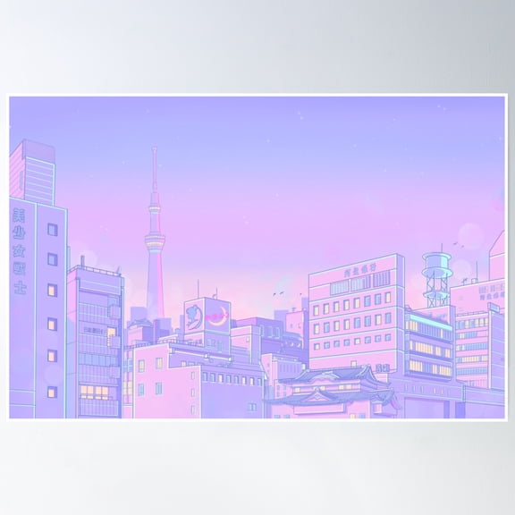 Sailor City Poster Wall Art, Modern Wall Decor, 8x12 UNFRAMED