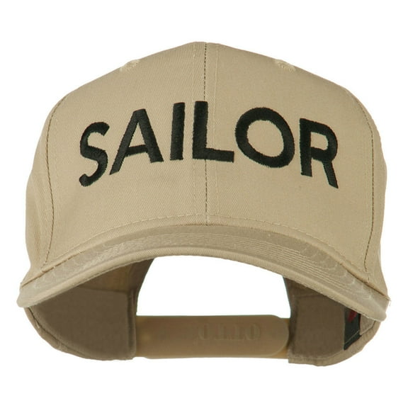 Sailor Embroidered Cap - Khaki OSFM