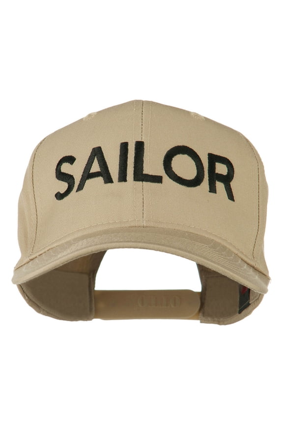 Sailor Embroidered Cap - Khaki OSFM