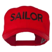 Sailor Embroidered Cap - Red OSFM