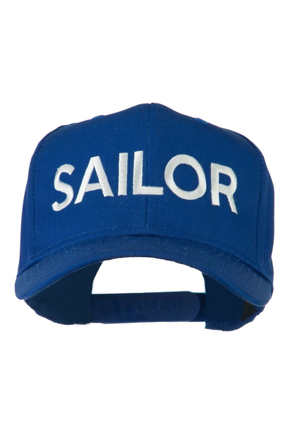 Sailor Embroidered Cap - Royal OSFM