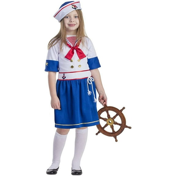 Sailor Girl Costume - Size Toddler 2