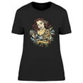 thumbnail image 1 of Sailor Girl Pin Up Style T-Shirt Women -Image by Shutterstock, Female 3X-Large, 1 of 2