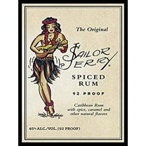 Sailor Jerry Rum 8x12 Inch Wall Decor Retro Aluminum Sign Travel