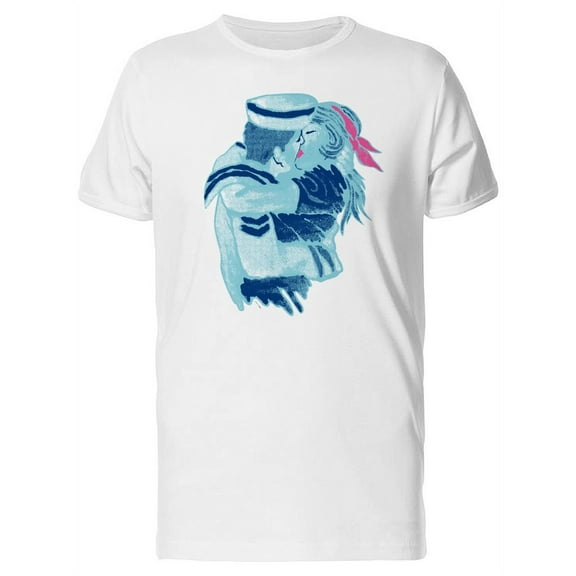 Sailor Kissing Lover T-Shirt Men -Image by Shutterstock, Male Small