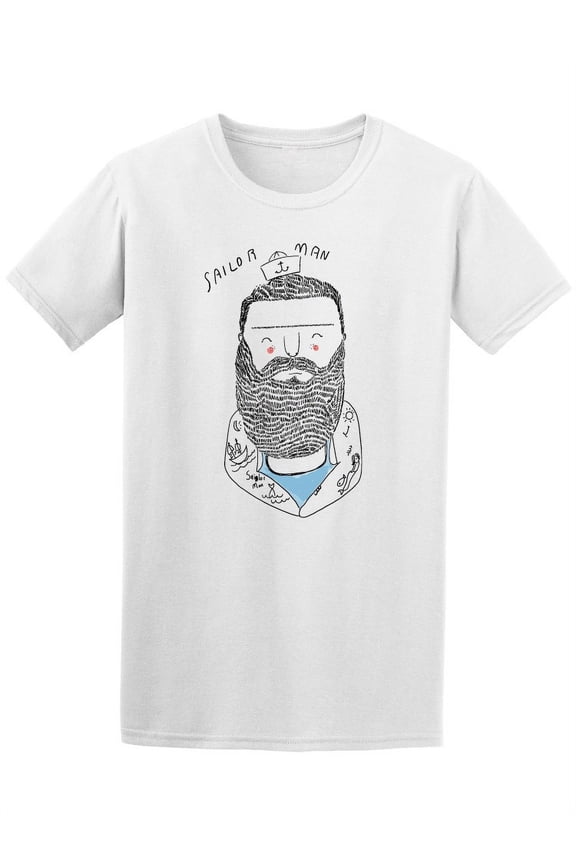 Sailor Man Sketch Tee Men's -Image by Shutterstock