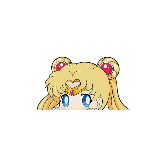 Sailor Moon Anime Manga Decal Peeker Stickers for Cars Laptop Skateboard Wall Decor UV Resistant