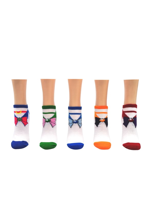 Bows 5 Pair Lowcut Socks