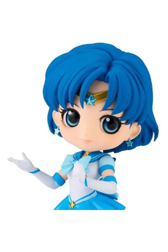 Sailor Moon Cosmos Sailor Mercury Ver. A Q Posket Statue