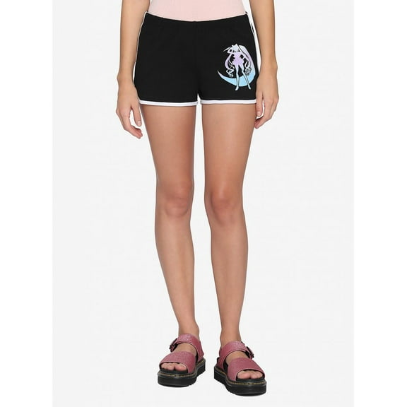 Sailor Moon Crystal Ombre Transformation Girls Soft Shorts (Medium)