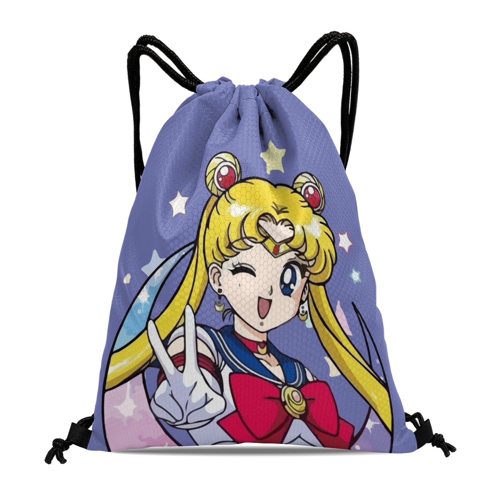 Sailor Moon Drawstring Gym Bag:Waterproof and perfect for hiking, yoga, swimming, beach ...
