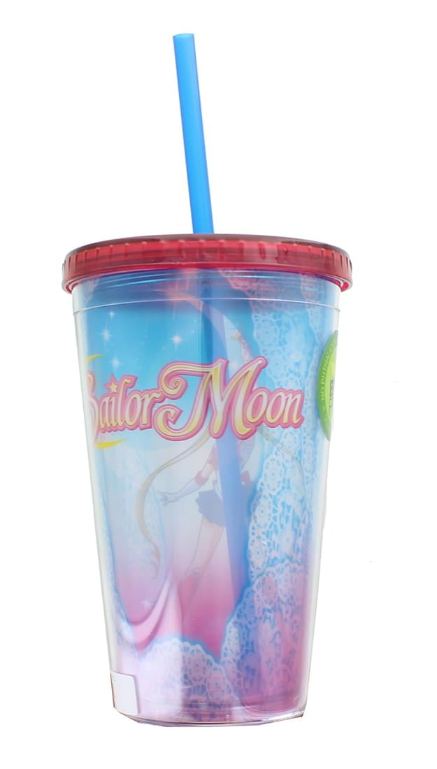 Sailor Moon Lace 16oz Carnival Cup with Lid and Straw