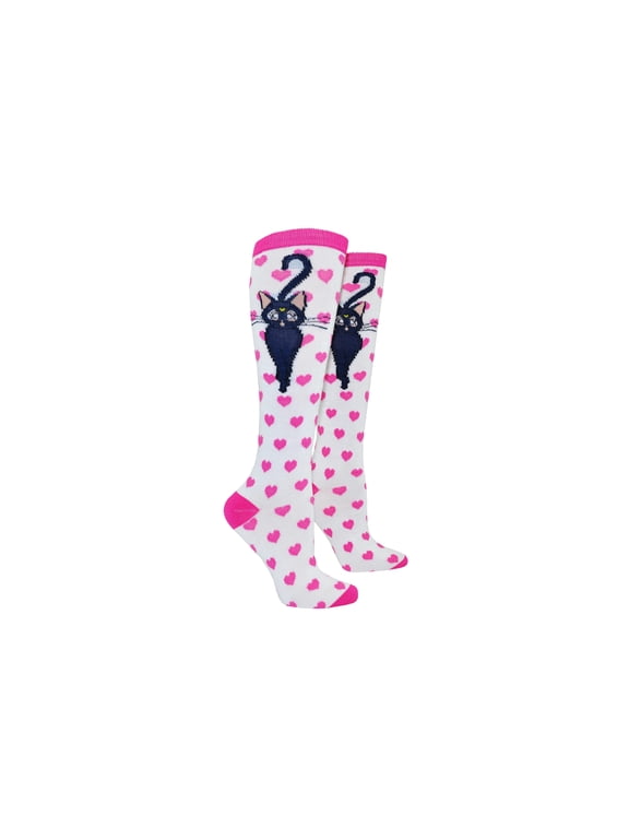 Luna Heart Knee High Socks