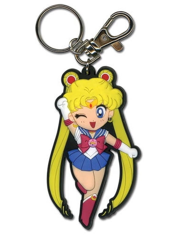 Key Chain - Sailor Moon - New Chibi SD Moon Wink Gifts Anime Toys ge80010