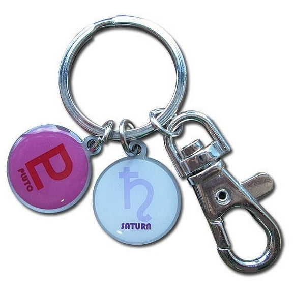 Key Chain - Sailor Moon - Pluto & Saturn New Licensed ge38531