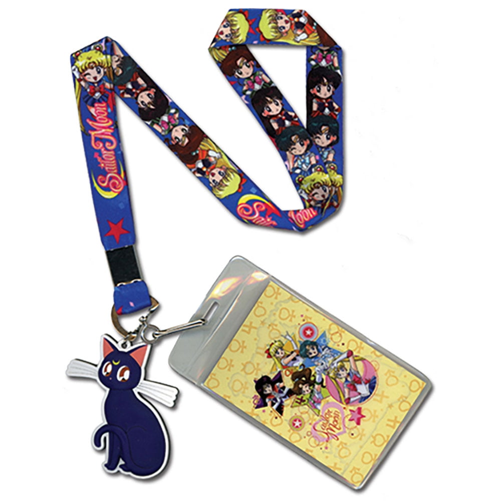 Sailor Moon: SD Chibi Sailor Mars Lanyard with Badge ID Holder & Charm