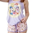 thumbnail image 1 of Sailor Moon Sailor Scouts Women's Racer Tank & Dolphin Shorts Sleep Set-XXL, 1 of 7
