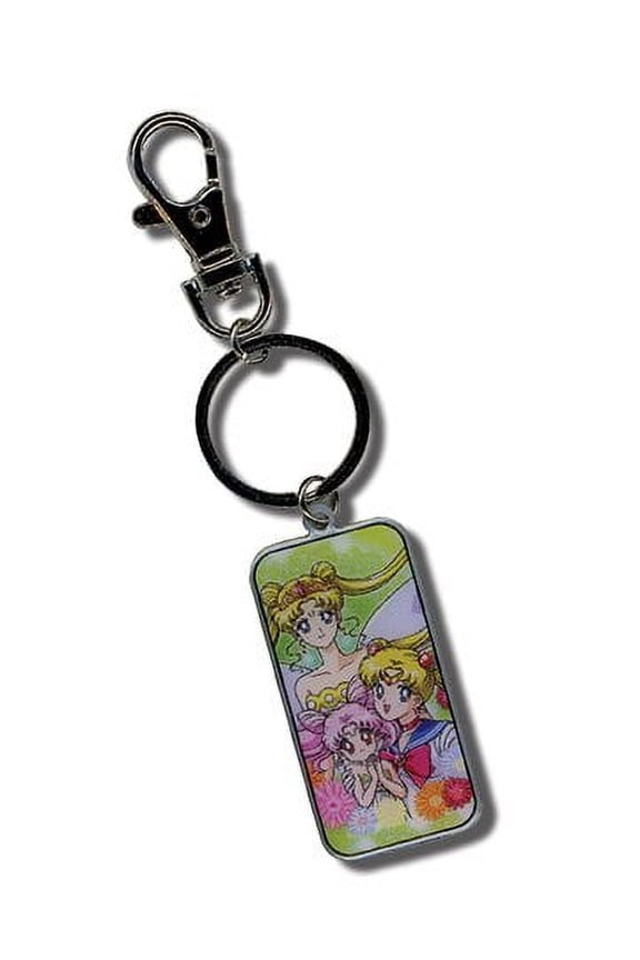 Sailormoon Serenity, Moon, & Chibiusa Keychain