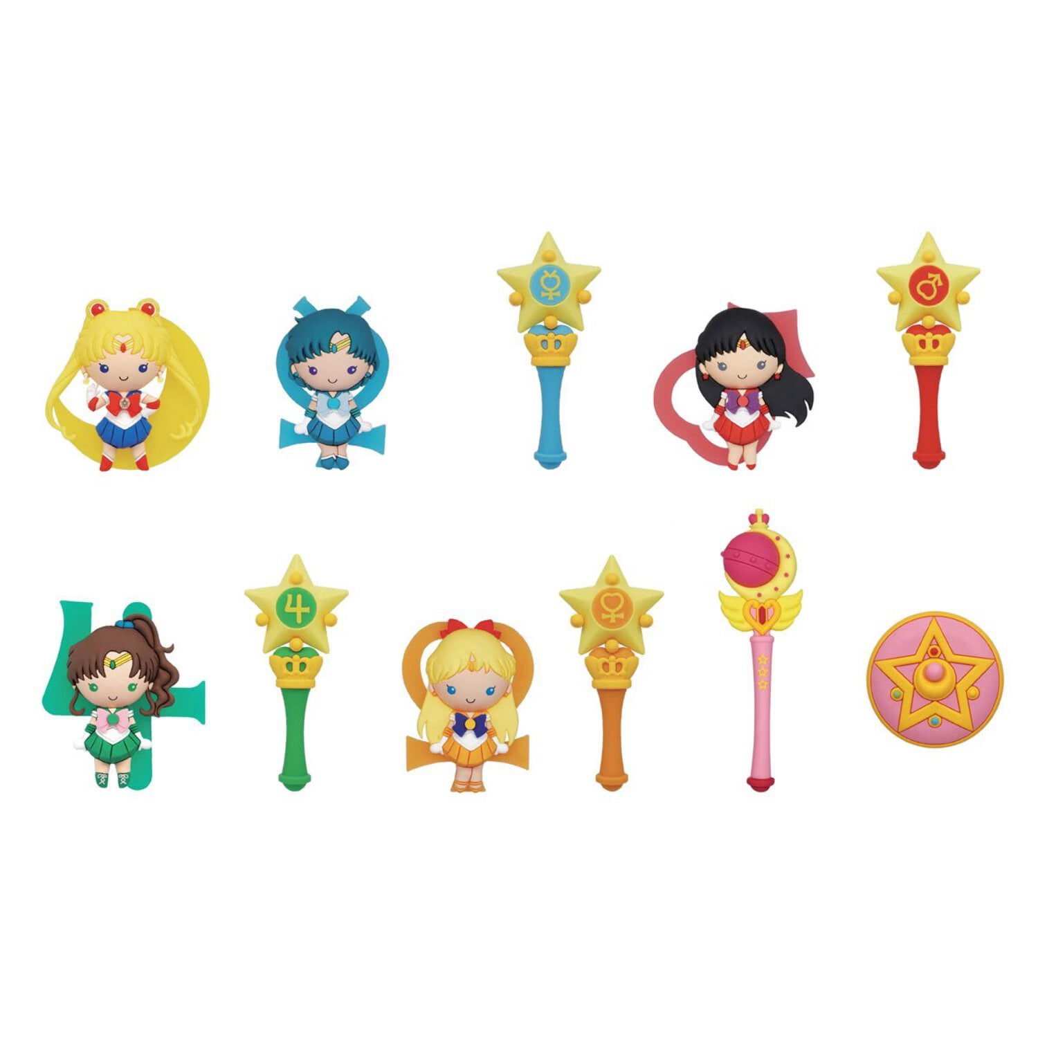 Sailor Moon Series 4 3D Foam Bag Clip | One Random - Walmart.com display picture 1