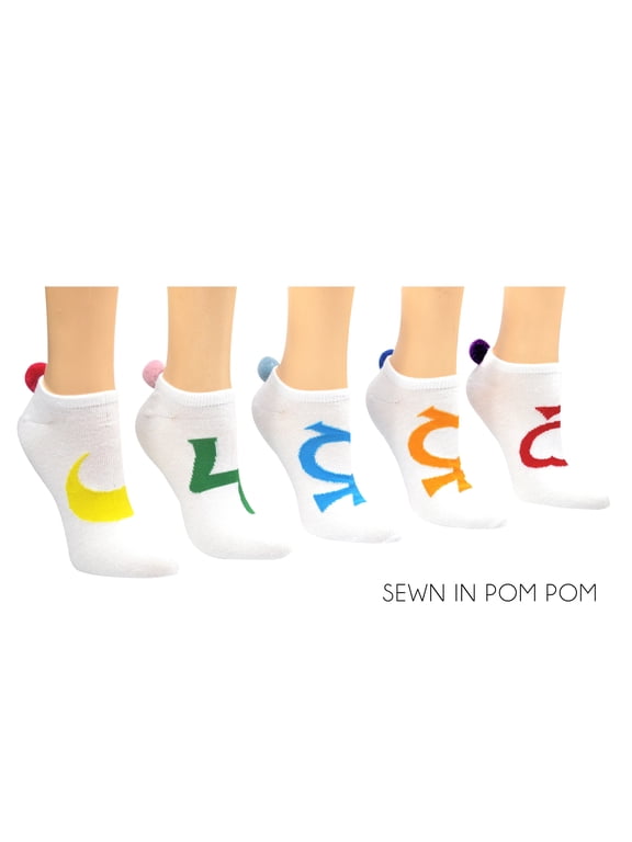 Women's Low-Cut Socks, (5 Pack)