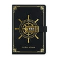 thumbnail image 1 of Sailor Notebook Sailor Theme Password Lock Notebook A5 Journal, Metal Combination Lock with Imitation Leather Cover, 100g Cream Paper for Writing, Card Slot Bookmark for Office Stationery, 1 of 6